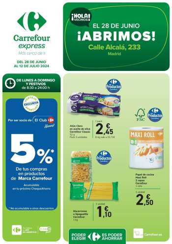 Folleto actual Carrefour - 28/06/24 - 12/07/24.
