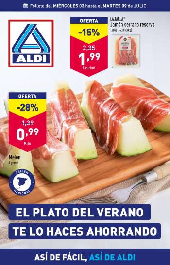 Folleto actual Aldi - 03/07/24 - 09/07/24.