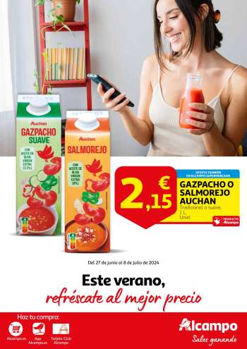 Folleto actual Alcampo - 27/06/24 - 08/07/24.