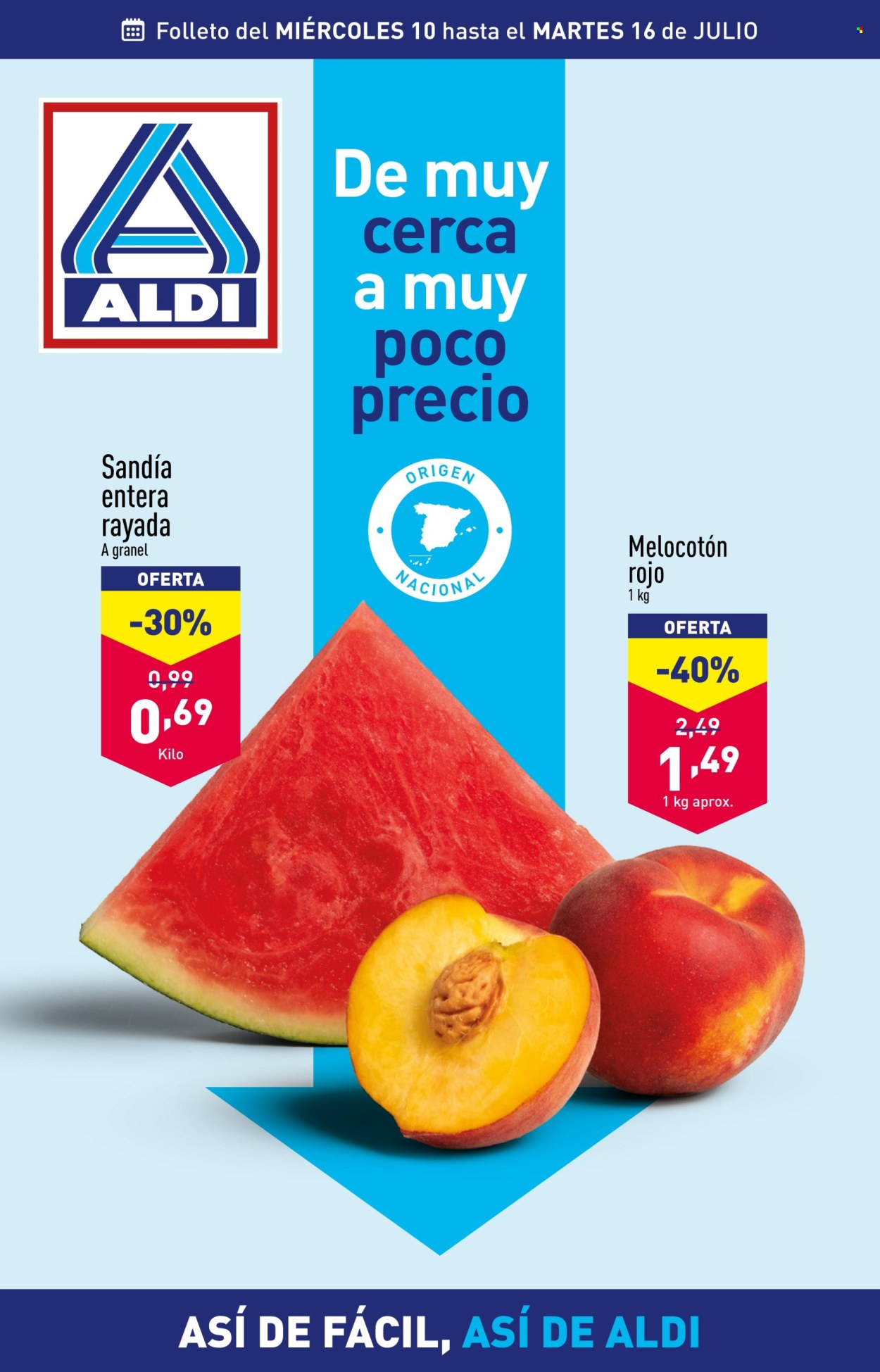 Folleto Aldi - 10/07/24 - 16/07/24. Página 1