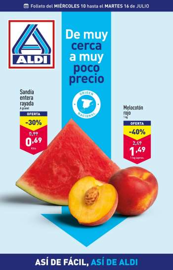 Folleto actual Aldi - 10/07/24 - 16/07/24.