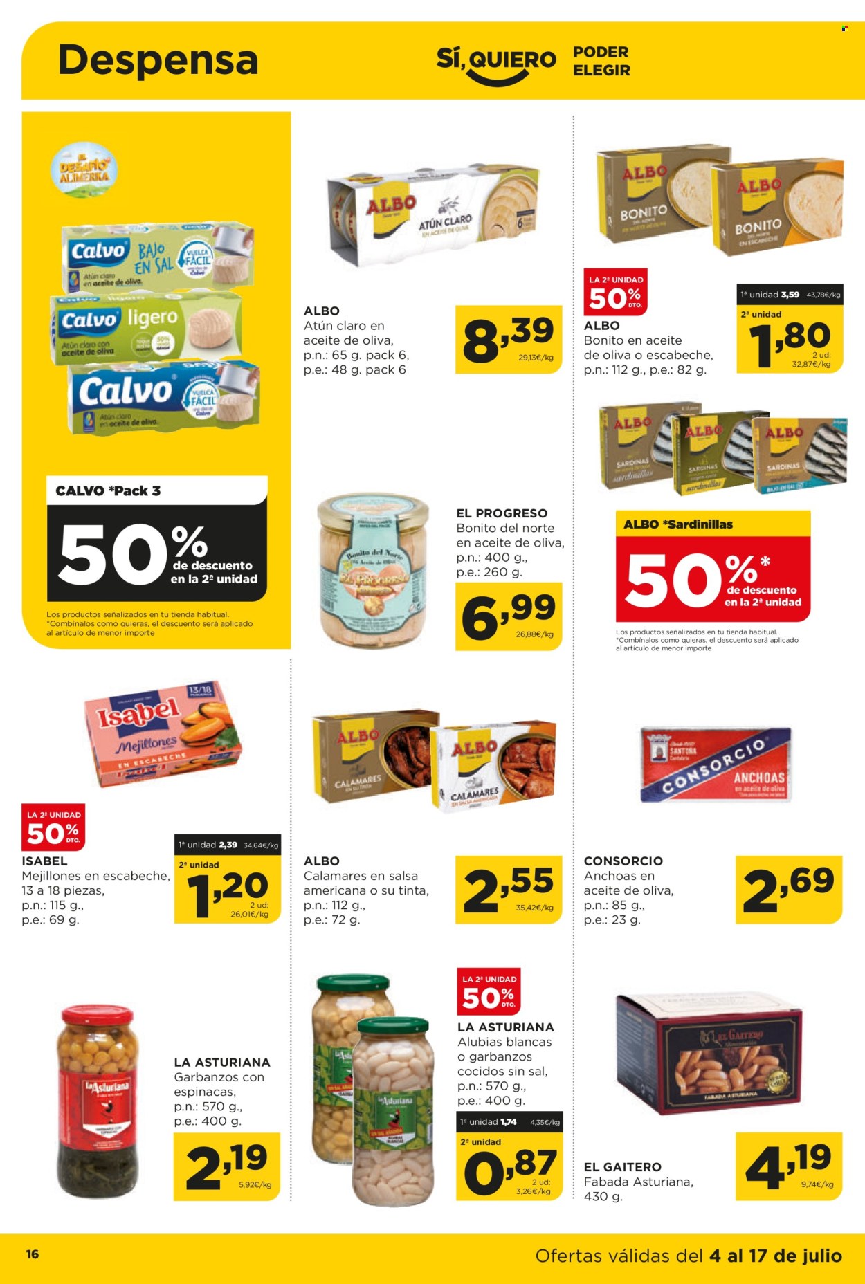 Folleto Alimerka - 04/07/24 - 17/07/24. Página 16