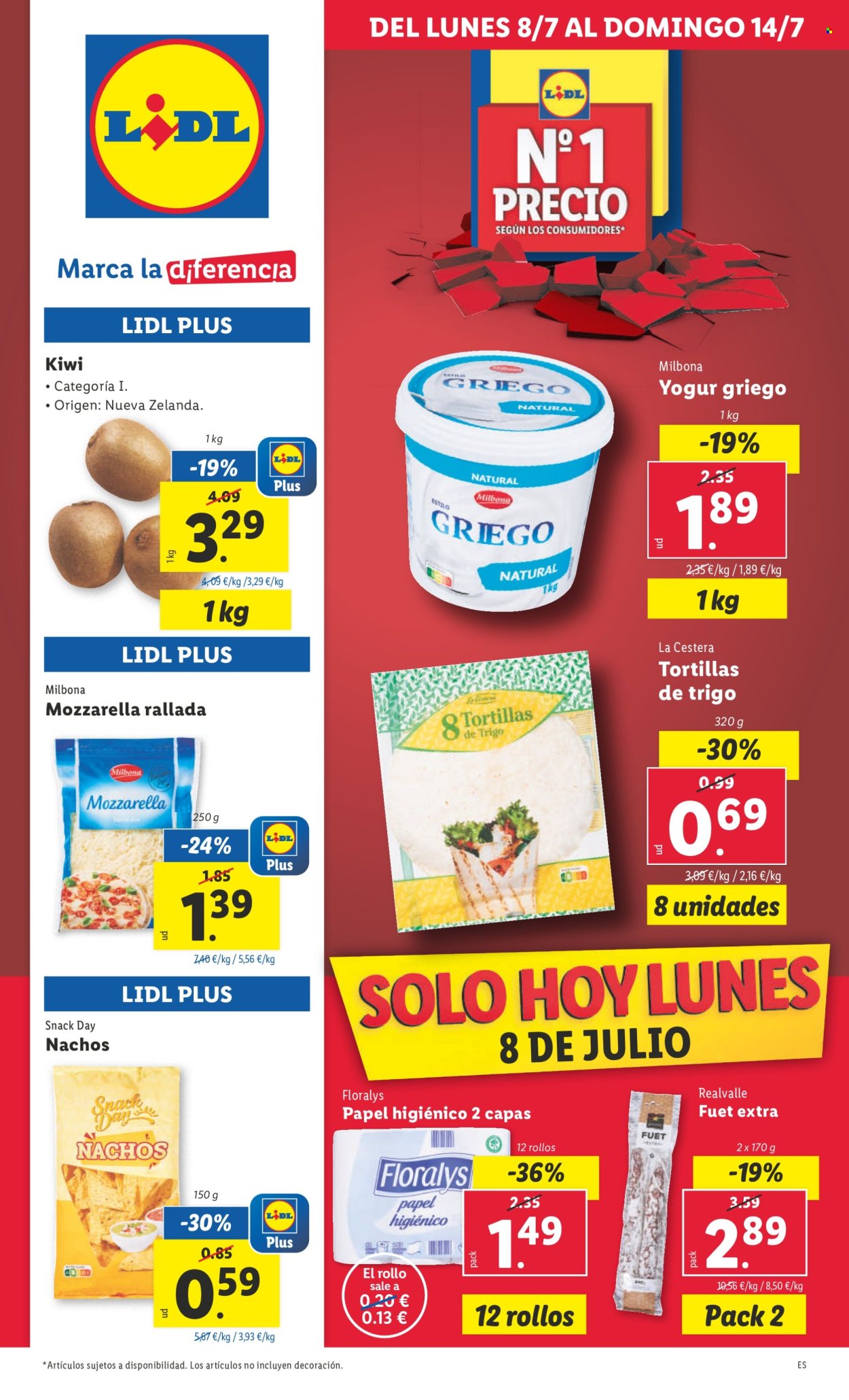 Folleto Lidl - 08/07/24 - 14/07/24. Página 1