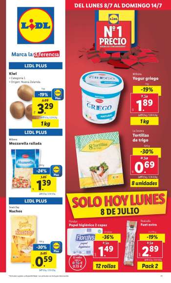 Folleto actual Lidl - 08/07/24 - 14/07/24.