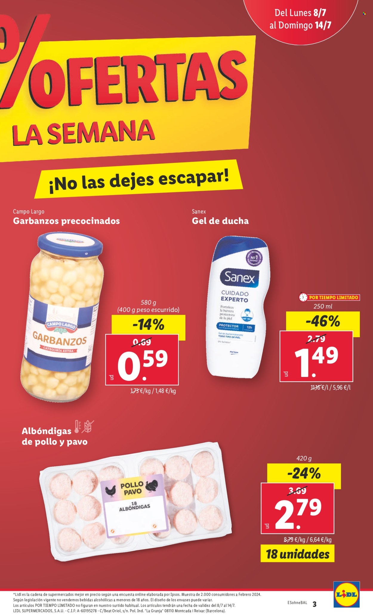 Folleto Lidl - 08/07/24 - 14/07/24. Página 3