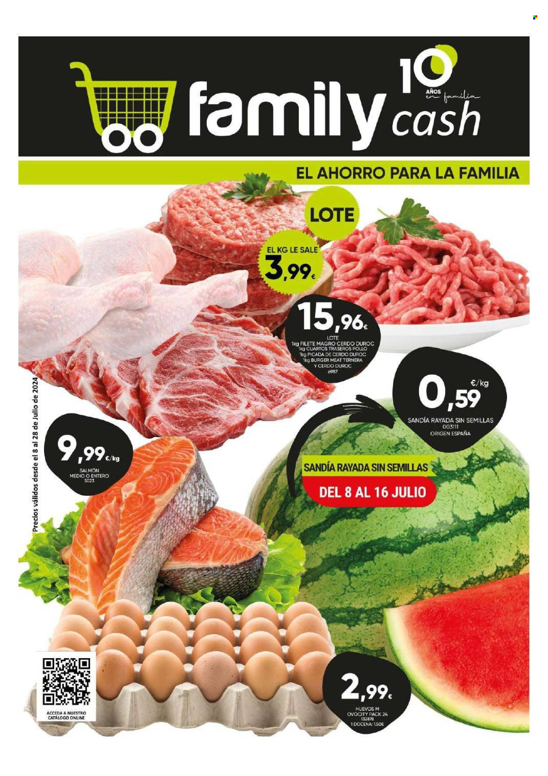 Folleto Family Cash - 08/07/24 - 28/07/24. Página 1