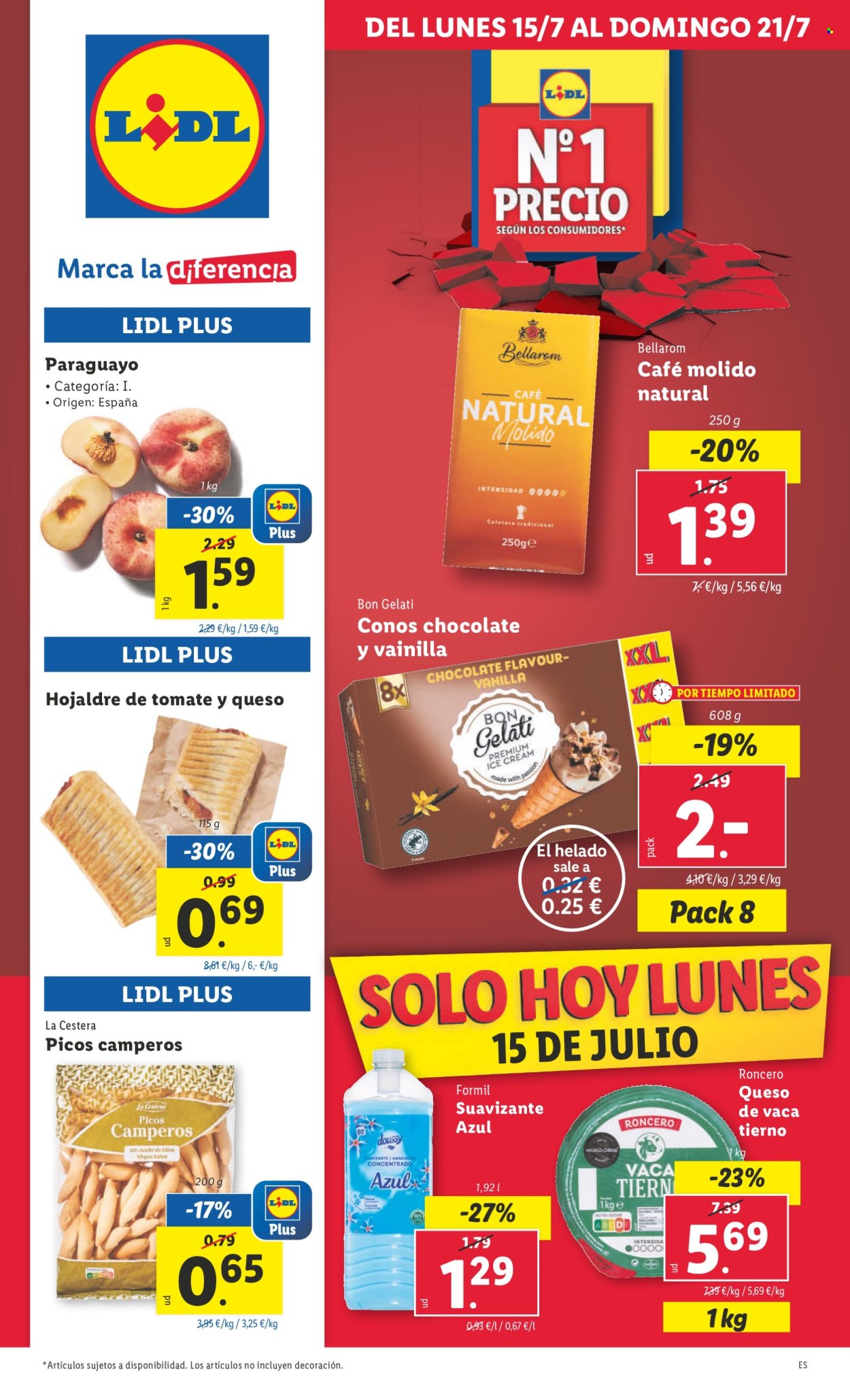 Folleto Lidl - 15/07/24 - 21/07/24. Página 1