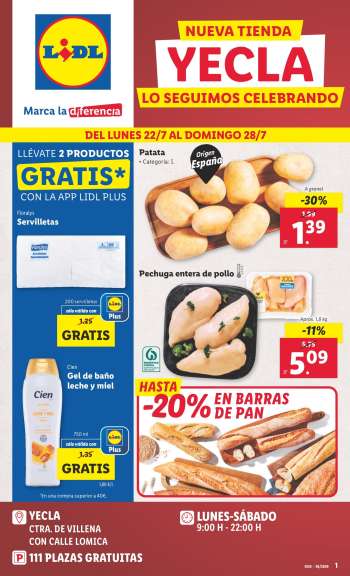 Folleto actual Lidl - 22/07/24 - 28/07/24.