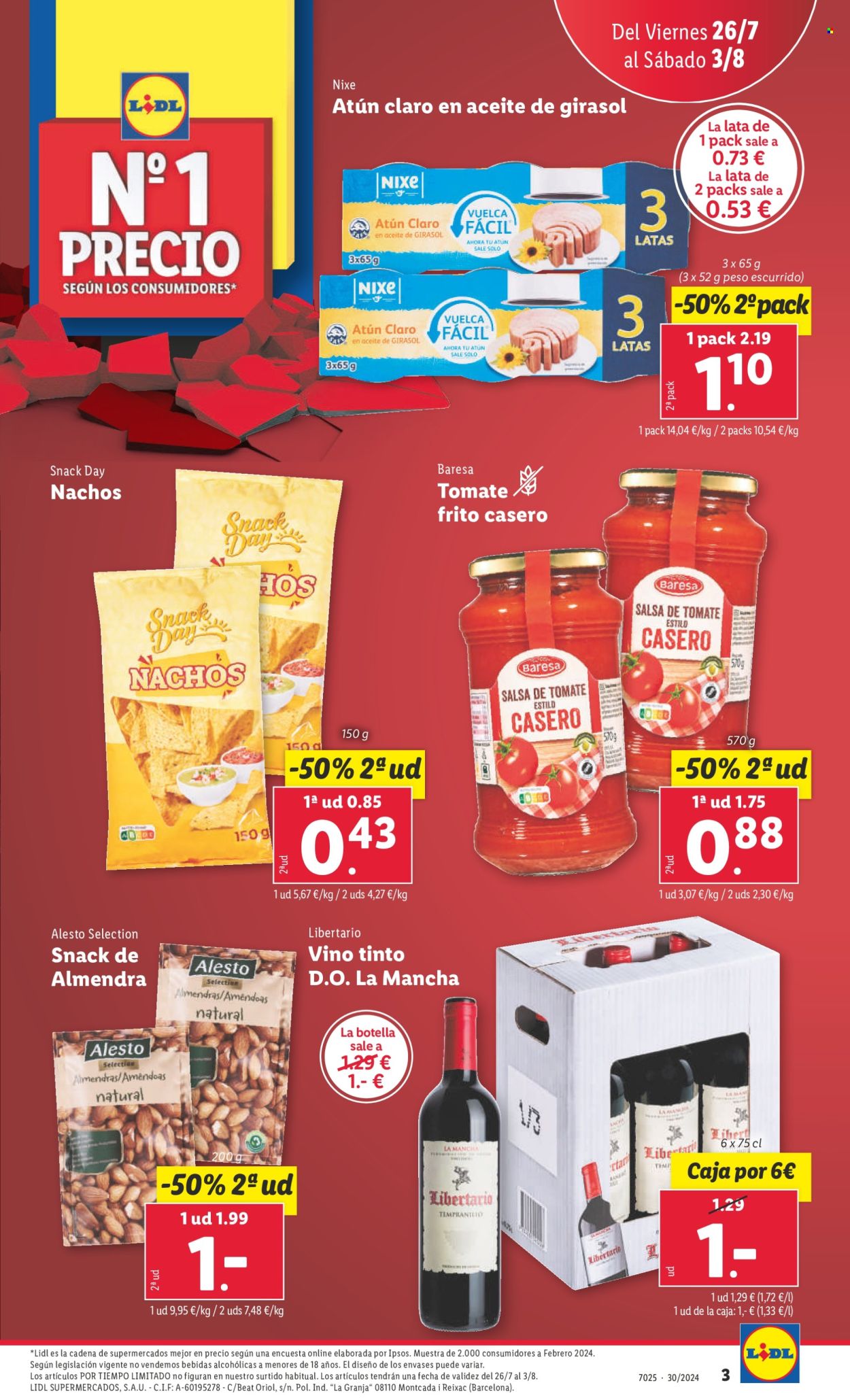 Folleto Lidl - 26/07/24 - 03/08/24. Página 3