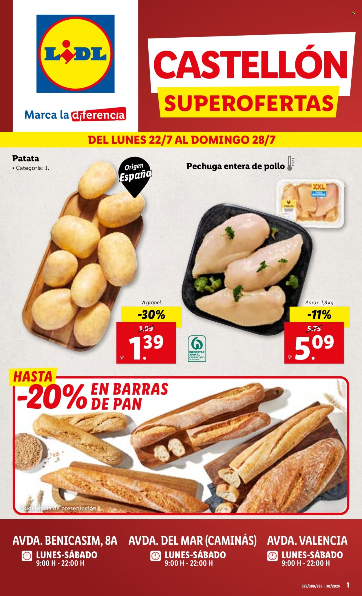 Folleto Lidl - 22/07/24 - 28/07/24. Página 1