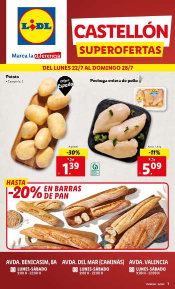 Folleto actual Lidl - 22/07/24 - 28/07/24.