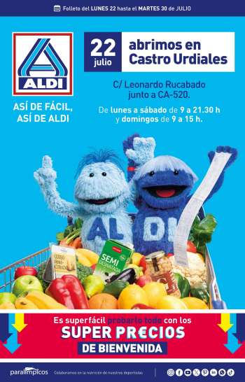 Folleto actual Aldi - 22/07/24 - 30/07/24.