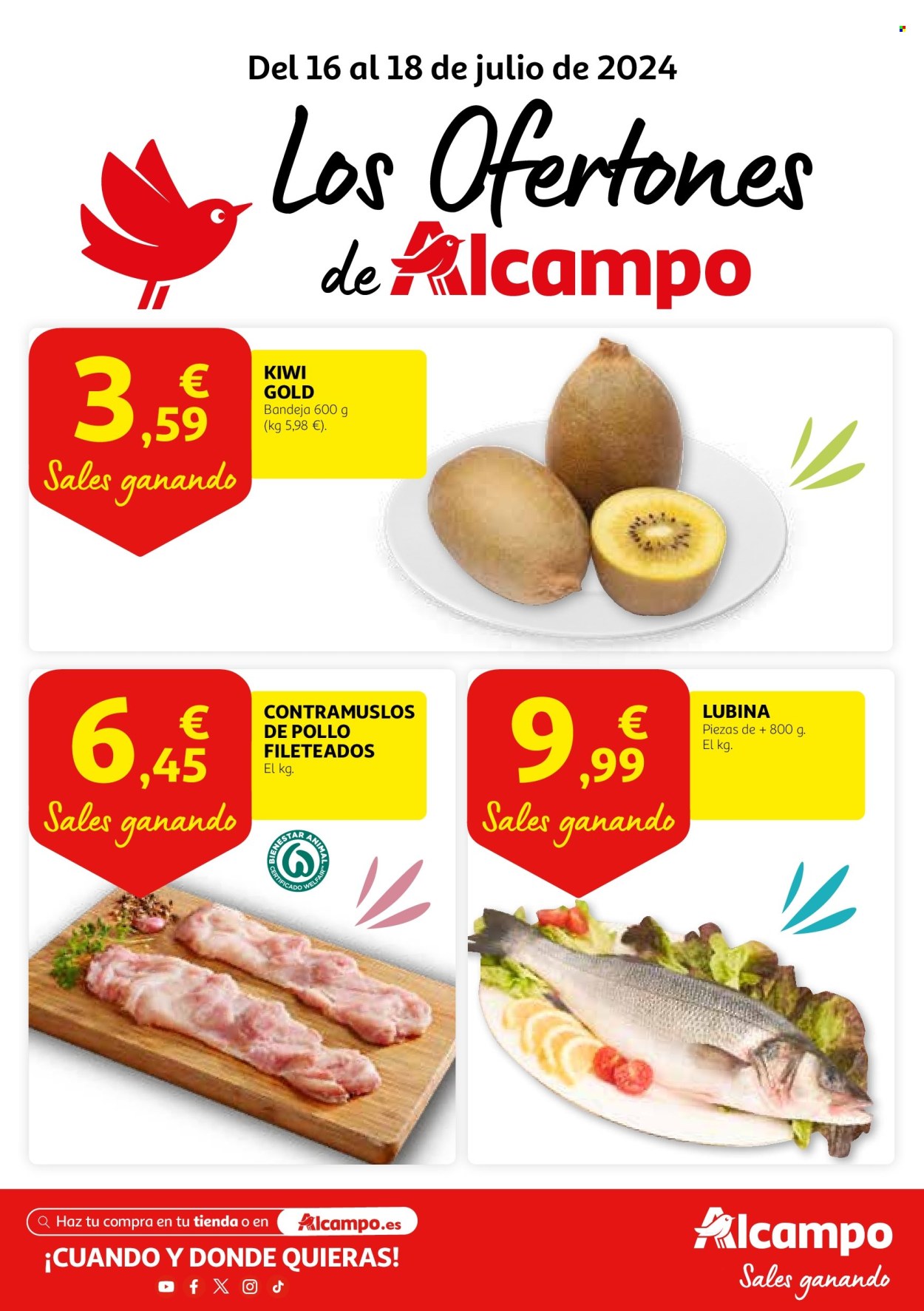 Folleto Alcampo - 16/07/24 - 18/07/24. Página 1