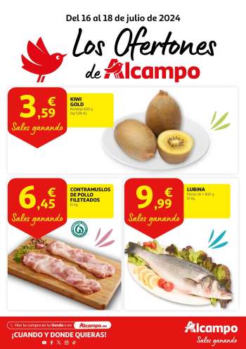 Folleto actual Alcampo - 16/07/24 - 18/07/24.