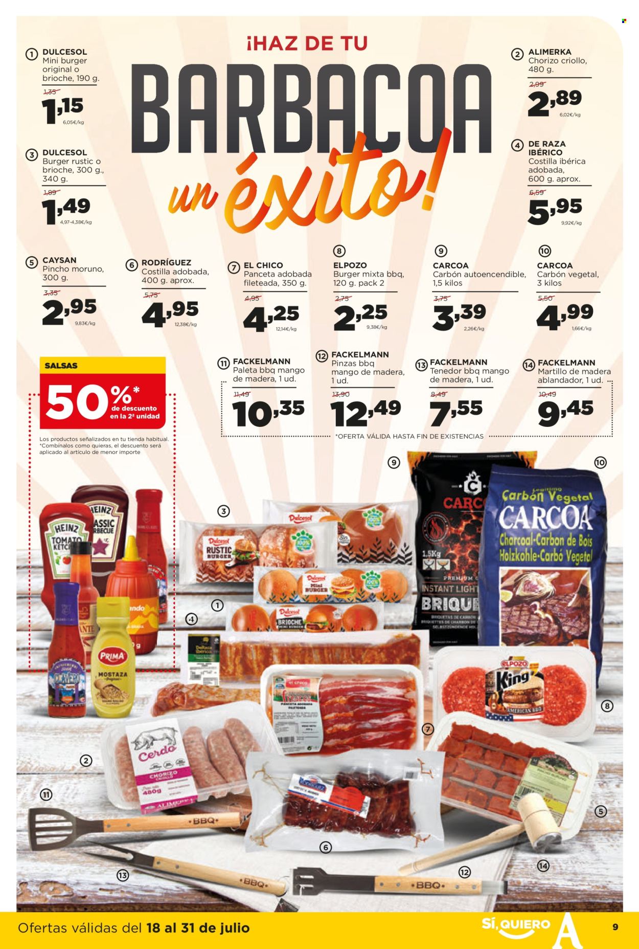 Folleto Alimerka - 18/07/24 - 31/07/24. Página 9