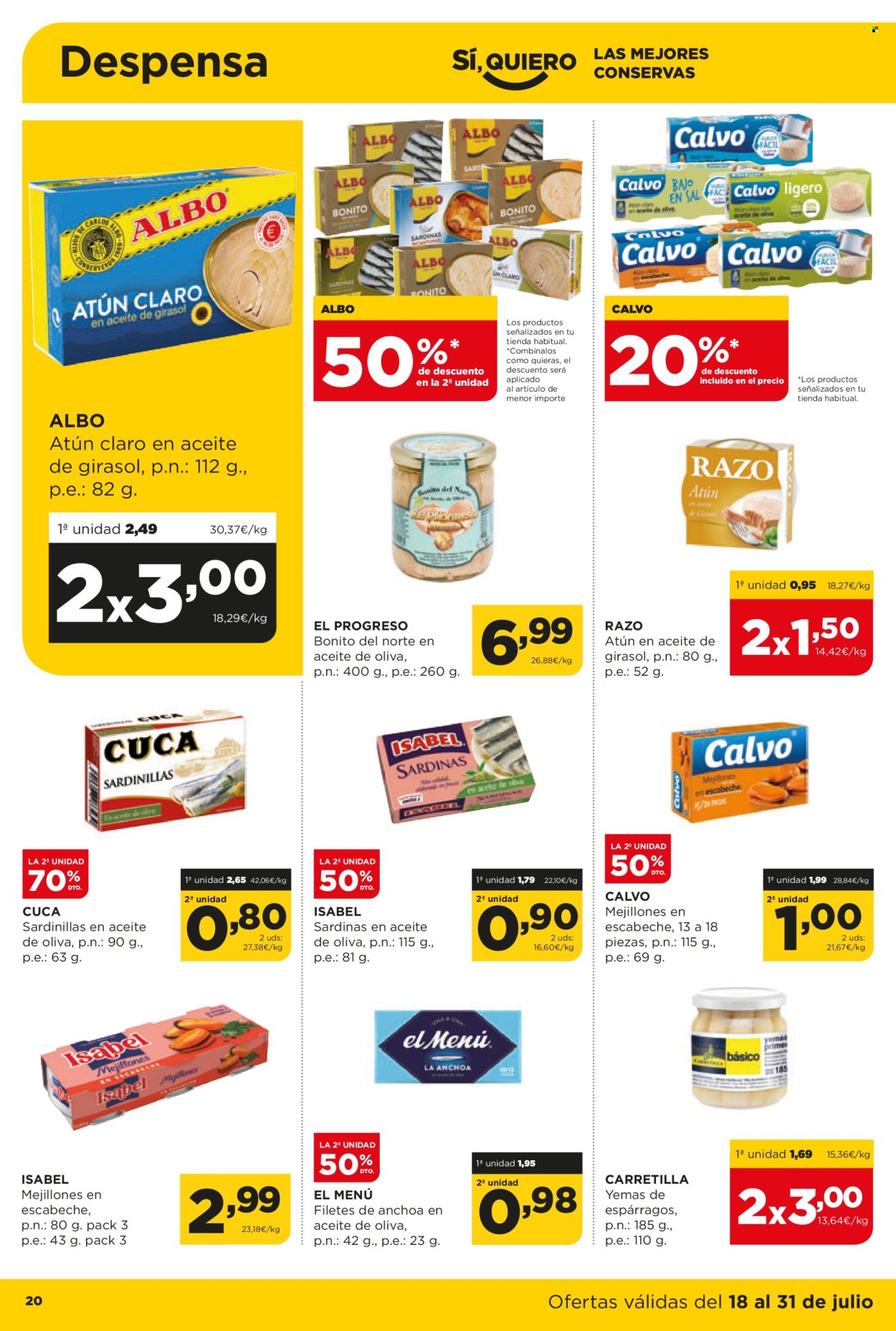 Folleto Alimerka - 18/07/24 - 31/07/24. Página 20