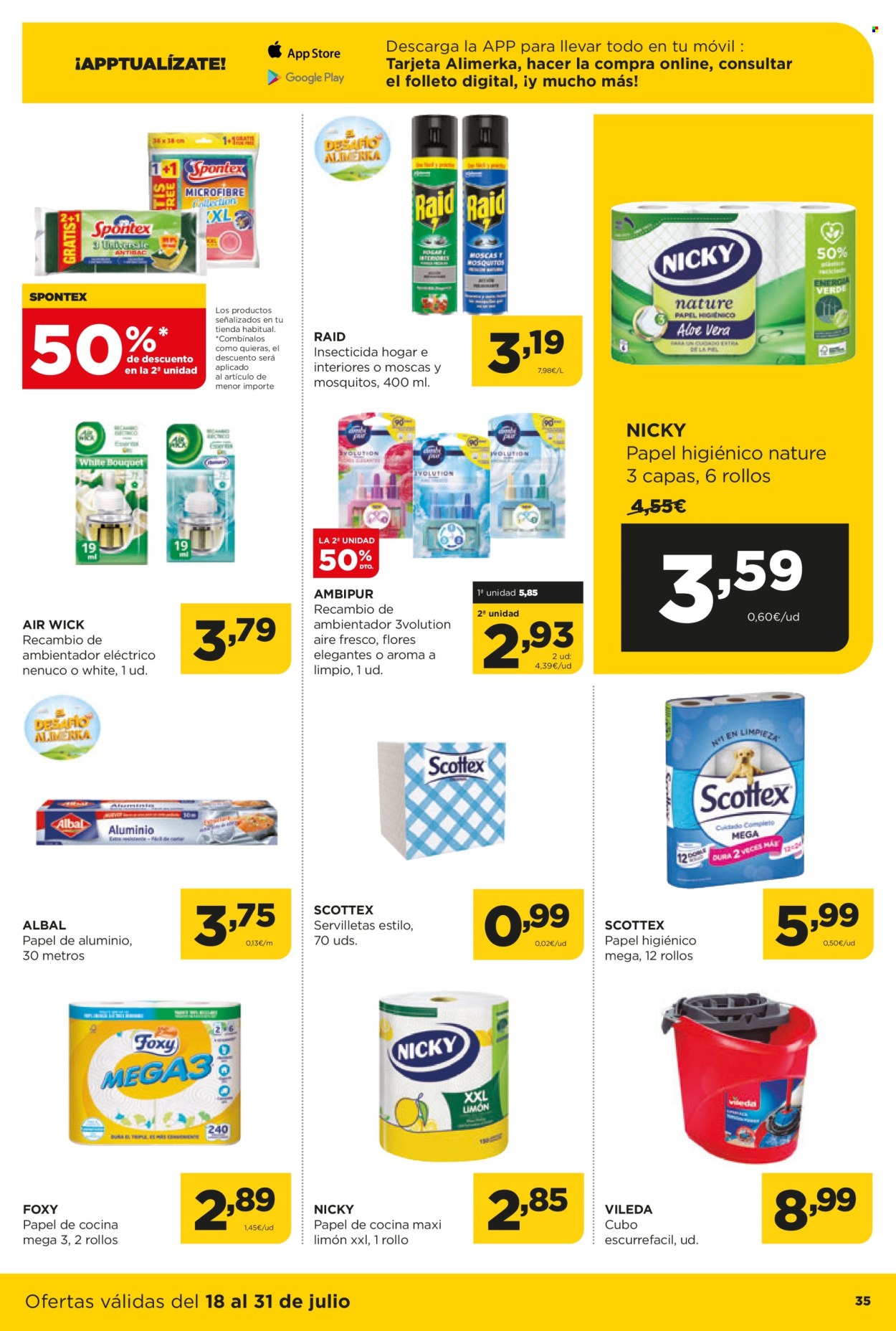 Folleto Alimerka - 18/07/24 - 31/07/24. Página 35