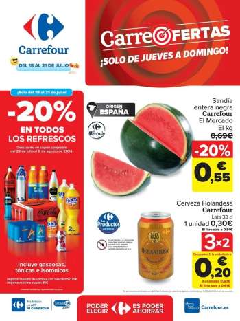 Folleto actual Carrefour - 18/07/24 - 21/07/24.