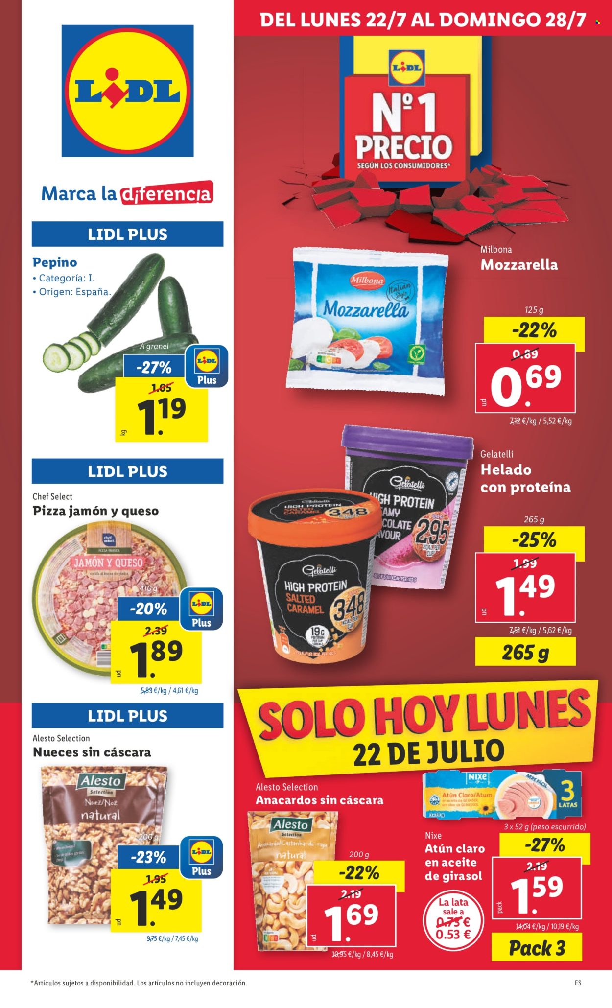 Folleto Lidl - 22/07/24 - 28/07/24. Página 1
