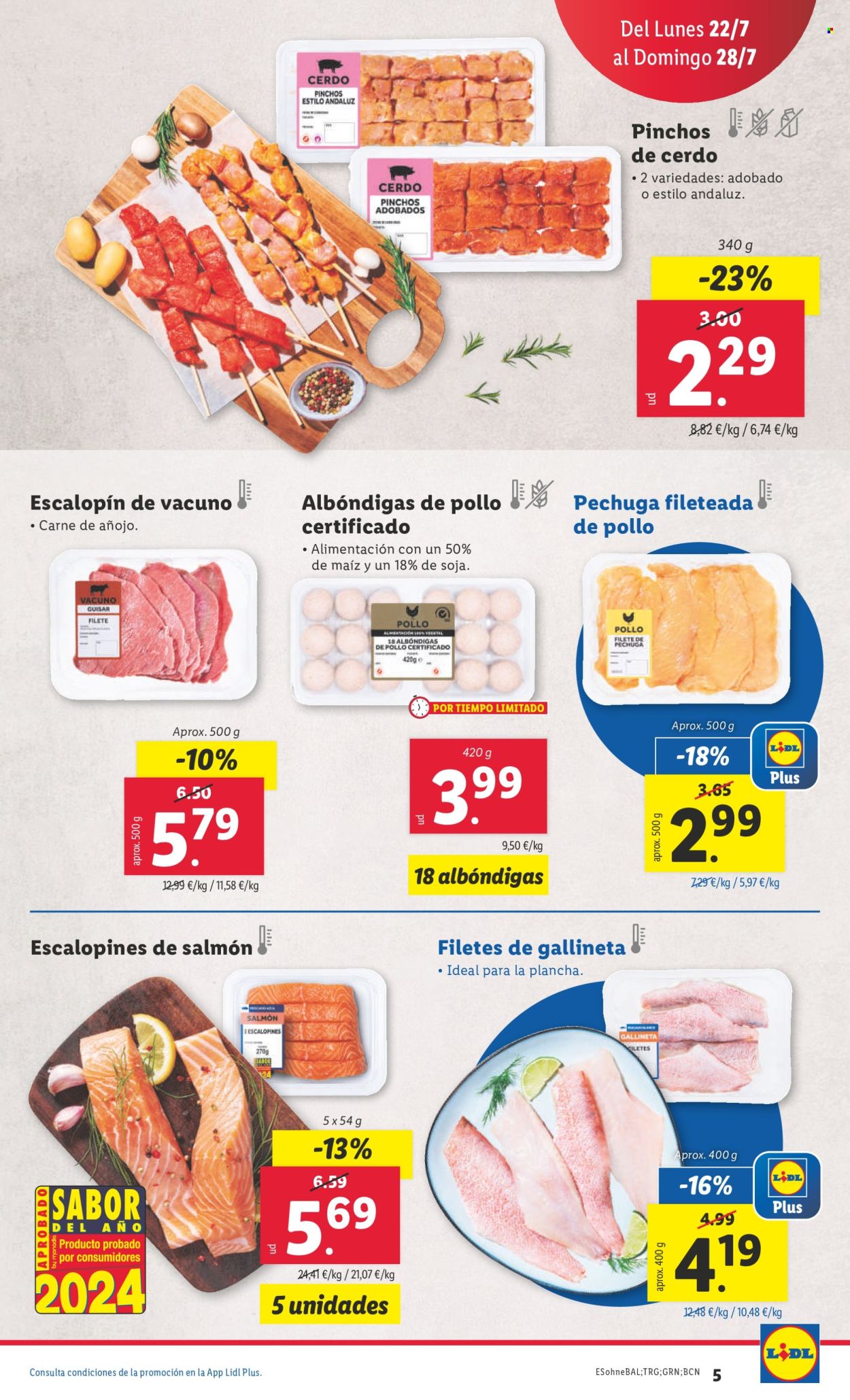 Folleto Lidl - 22/07/24 - 28/07/24. Página 5