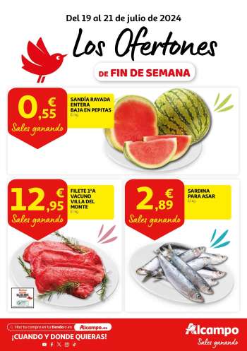 Folleto actual Alcampo - 19/07/24 - 21/07/24.