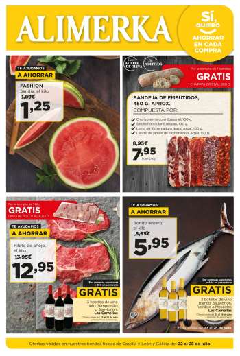 Folleto actual Alimerka - 22/07/24 - 28/07/24.