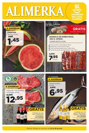 Folleto actual Alimerka - 22/07/24 - 28/07/24.