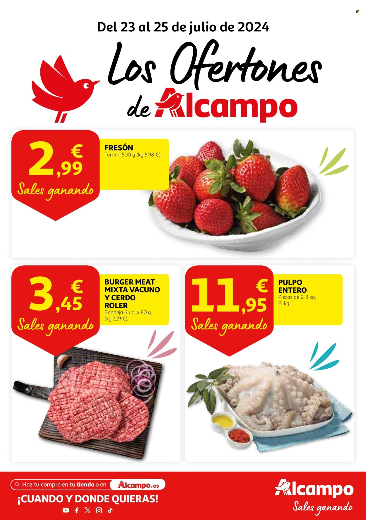 Folleto Alcampo - 23/07/24 - 25/07/24. Página 1