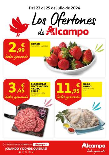 Folleto actual Alcampo - 23/07/24 - 25/07/24.