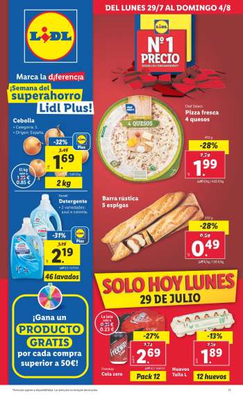 Folleto actual Lidl - 29/07/24 - 04/08/24.