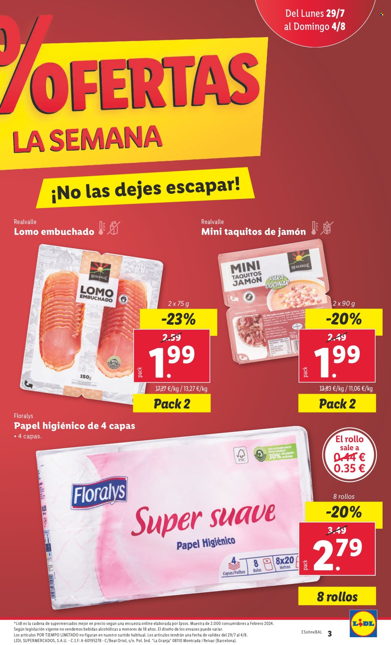 Folleto Lidl - 29/07/24 - 04/08/24. Página 3