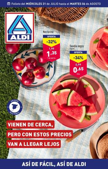 Folleto actual Aldi - 31/07/24 - 06/08/24.