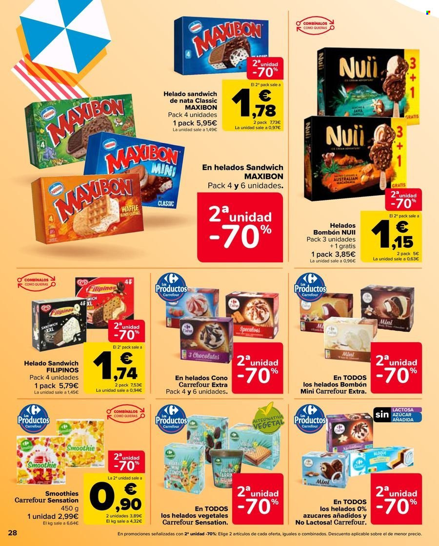Folleto Carrefour - 26/07/24 - 08/08/24. Página 28