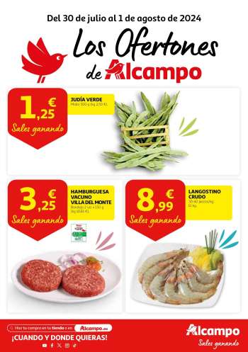 Folleto actual Alcampo - 30/07/24 - 01/08/24.