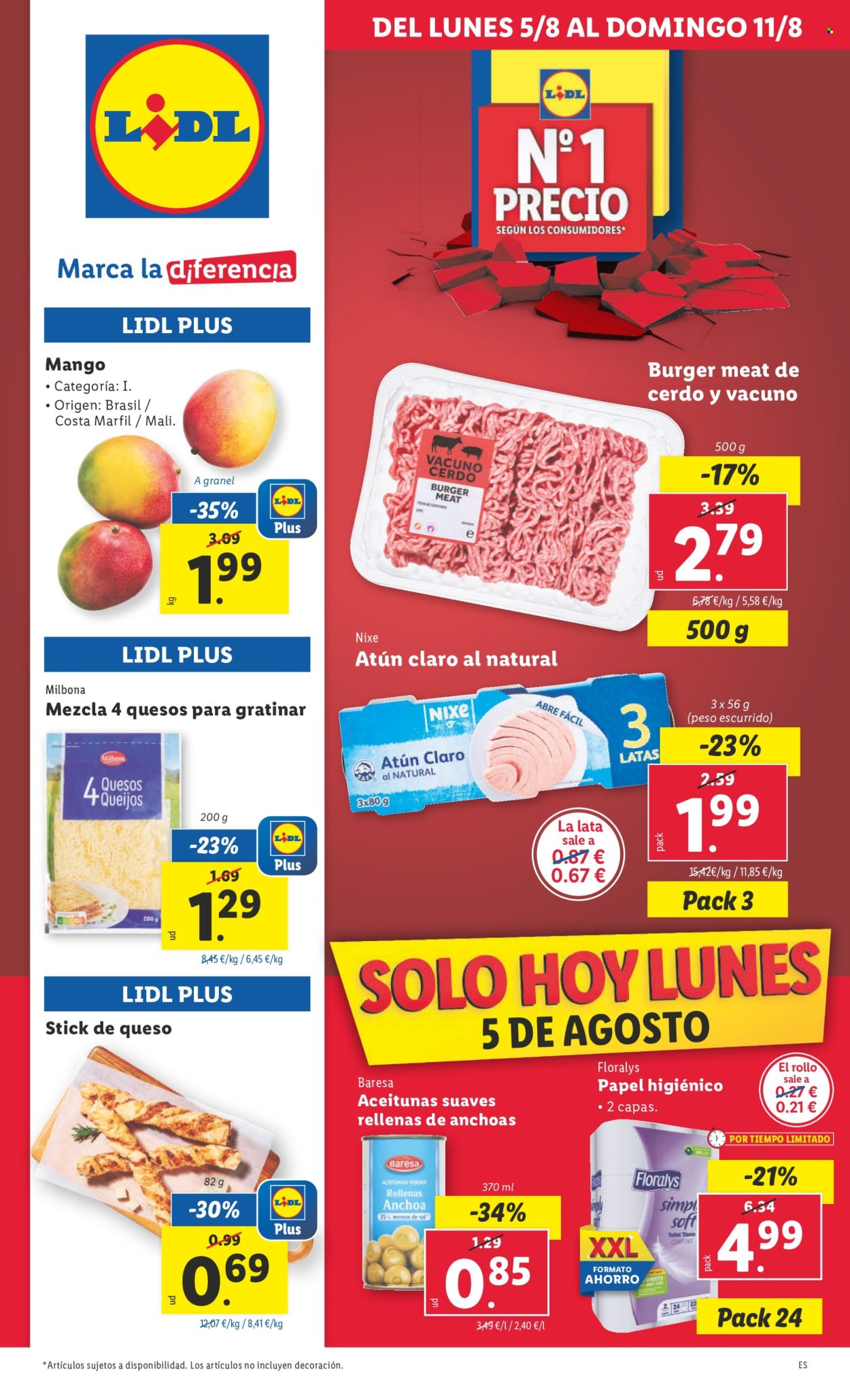 Folleto Lidl - 05/08/24 - 11/08/24. Página 1