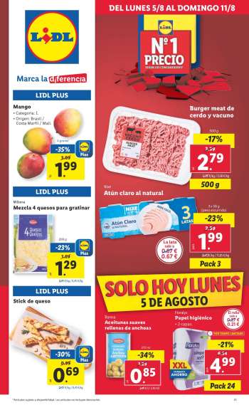 Folleto actual Lidl - 05/08/24 - 11/08/24.