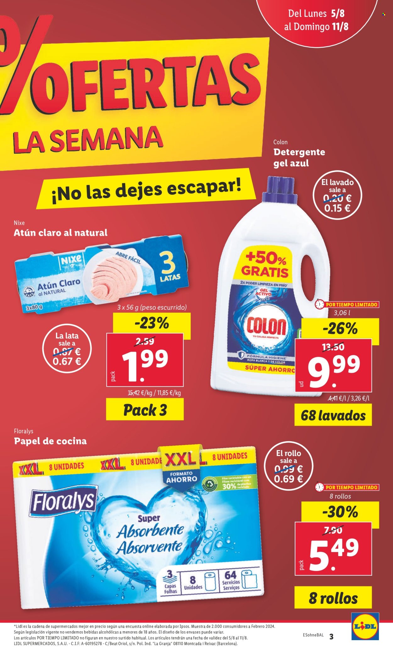 Folleto Lidl - 05/08/24 - 11/08/24. Página 3