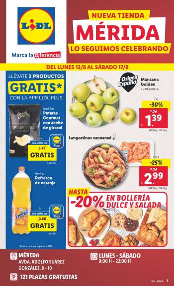 Folleto actual Lidl - 12/08/24 - 17/08/24.