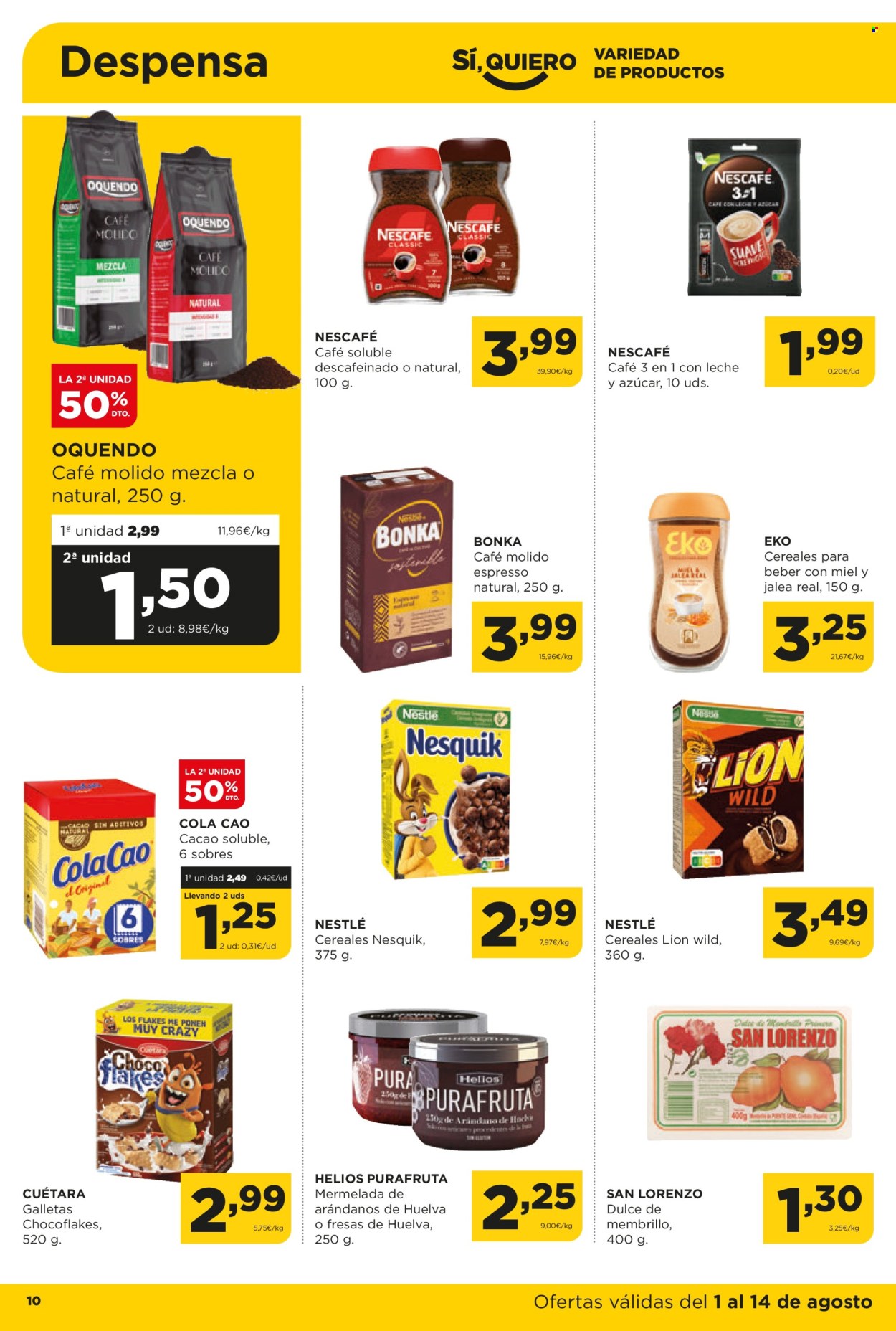 Folleto Alimerka - 01/08/24 - 14/08/24. Página 10
