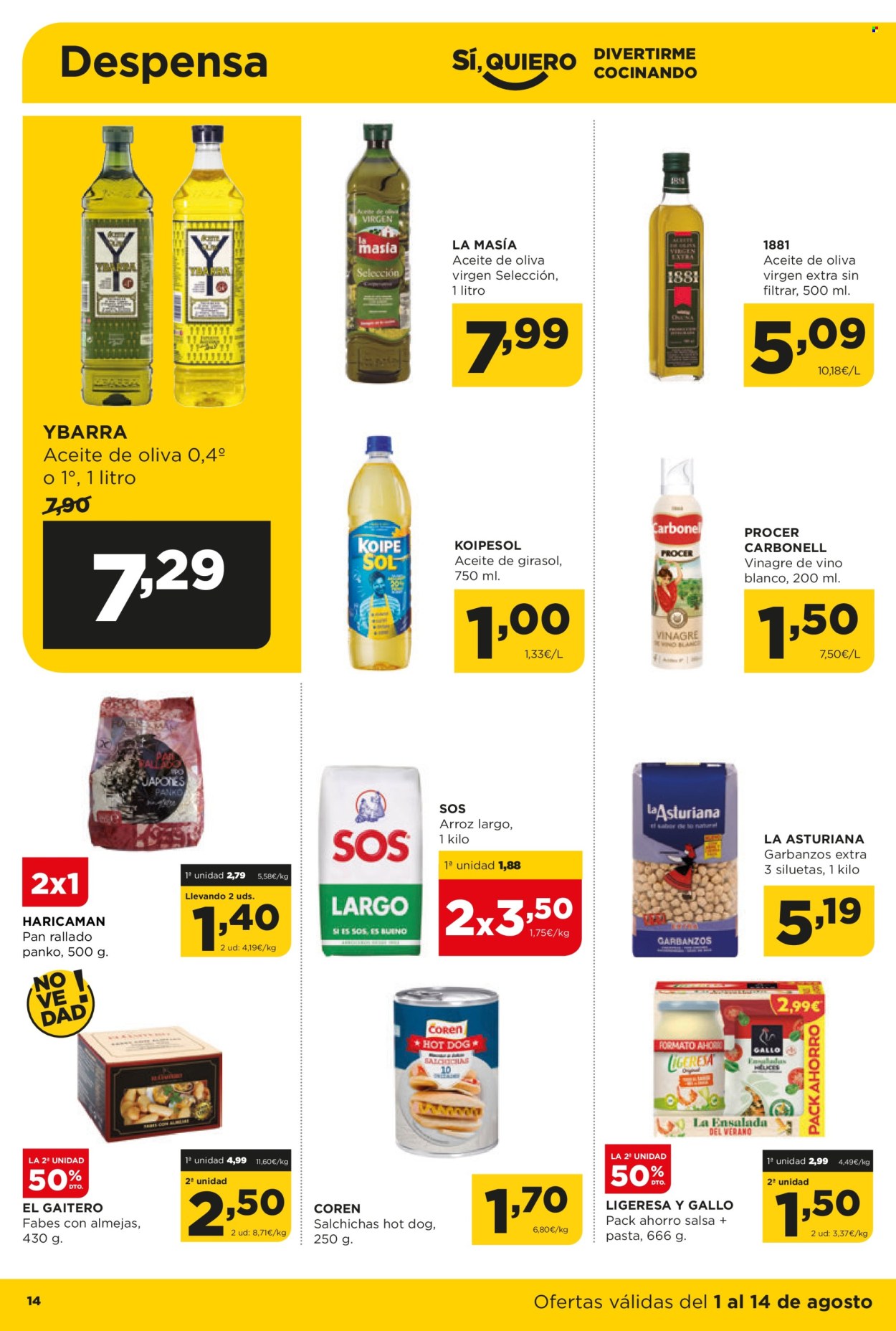 Folleto Alimerka - 01/08/24 - 14/08/24. Página 14