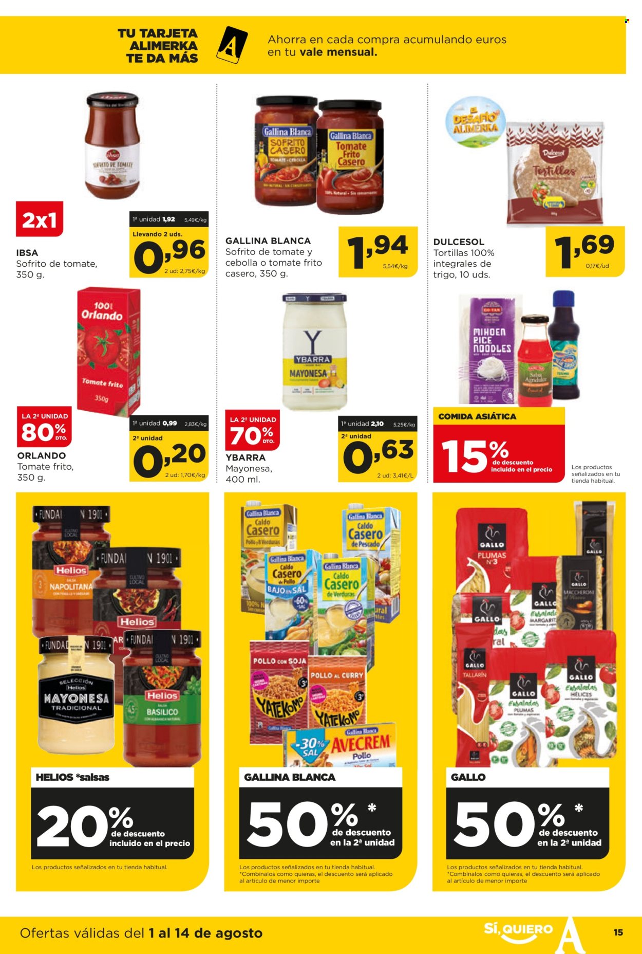 Folleto Alimerka - 01/08/24 - 14/08/24. Página 15