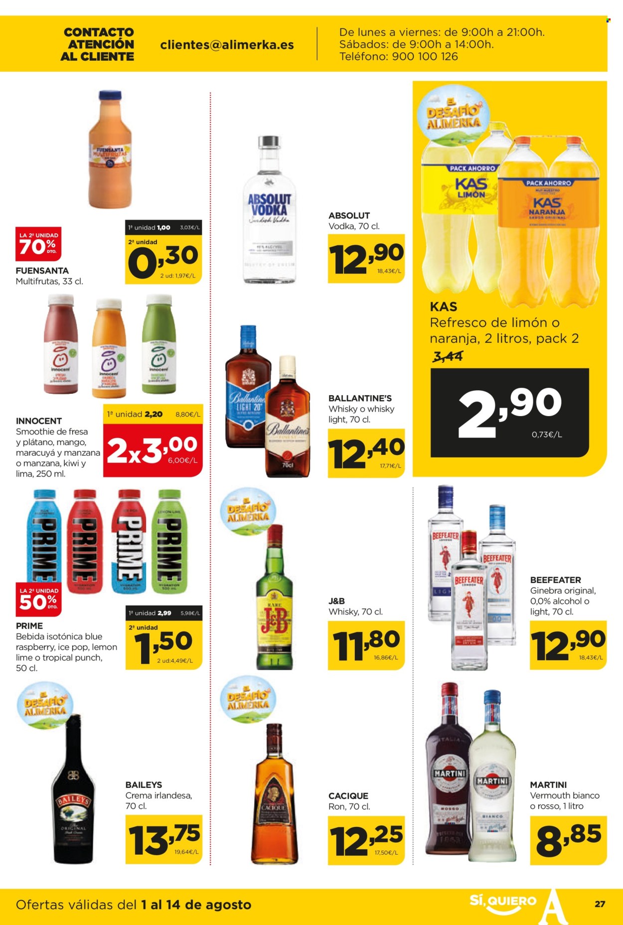 Folleto Alimerka - 01/08/24 - 14/08/24. Página 27