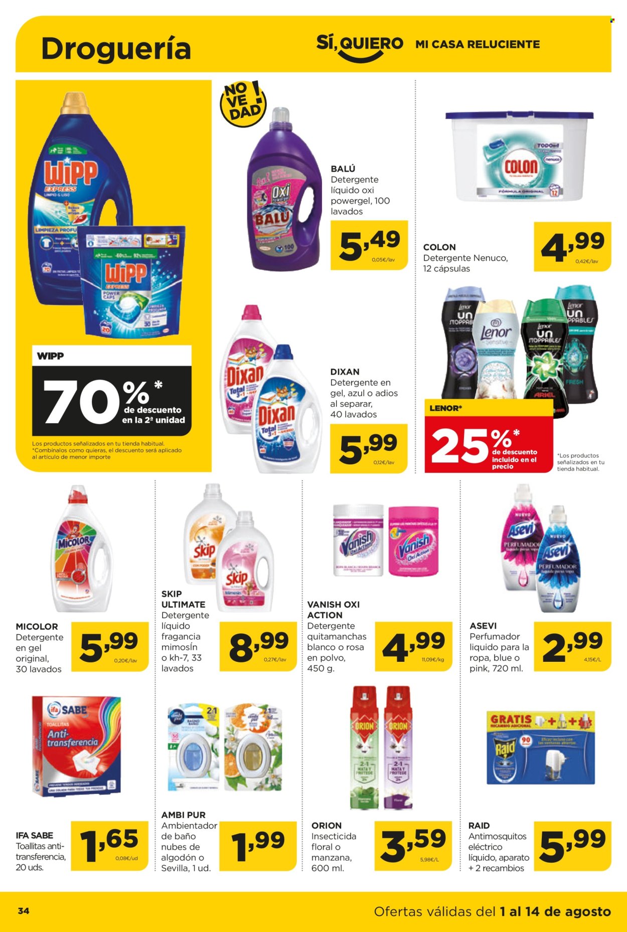 Folleto Alimerka - 01/08/24 - 14/08/24. Página 34