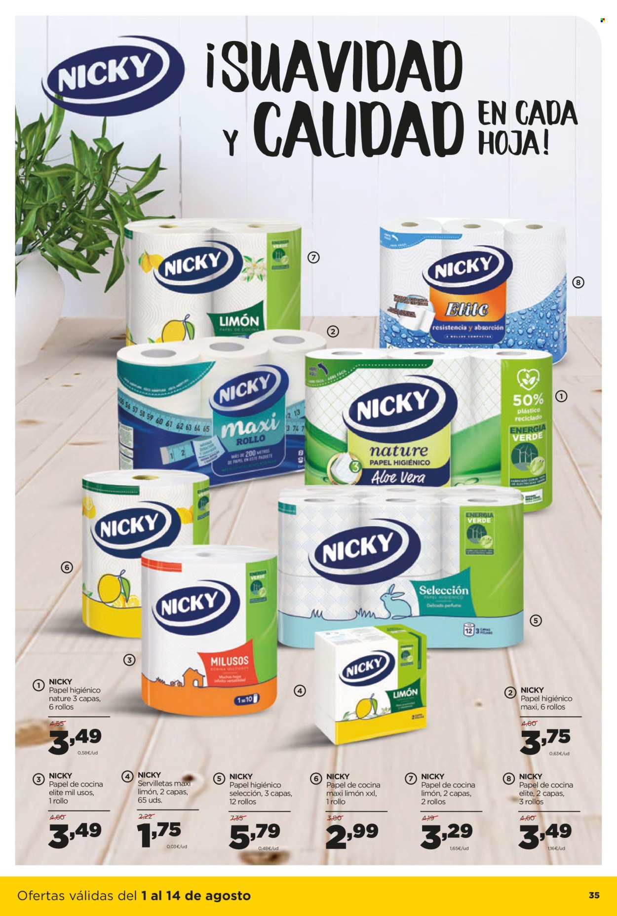 Folleto Alimerka - 01/08/24 - 14/08/24. Página 35