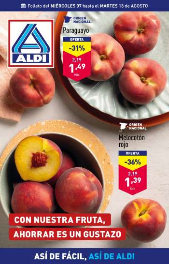 Folleto actual Aldi - 07/08/24 - 13/08/24.