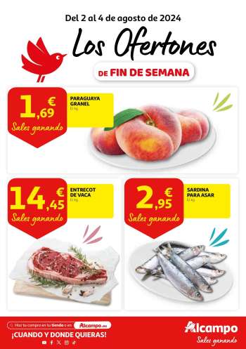 Folleto actual Alcampo - 02/08/24 - 04/08/24.