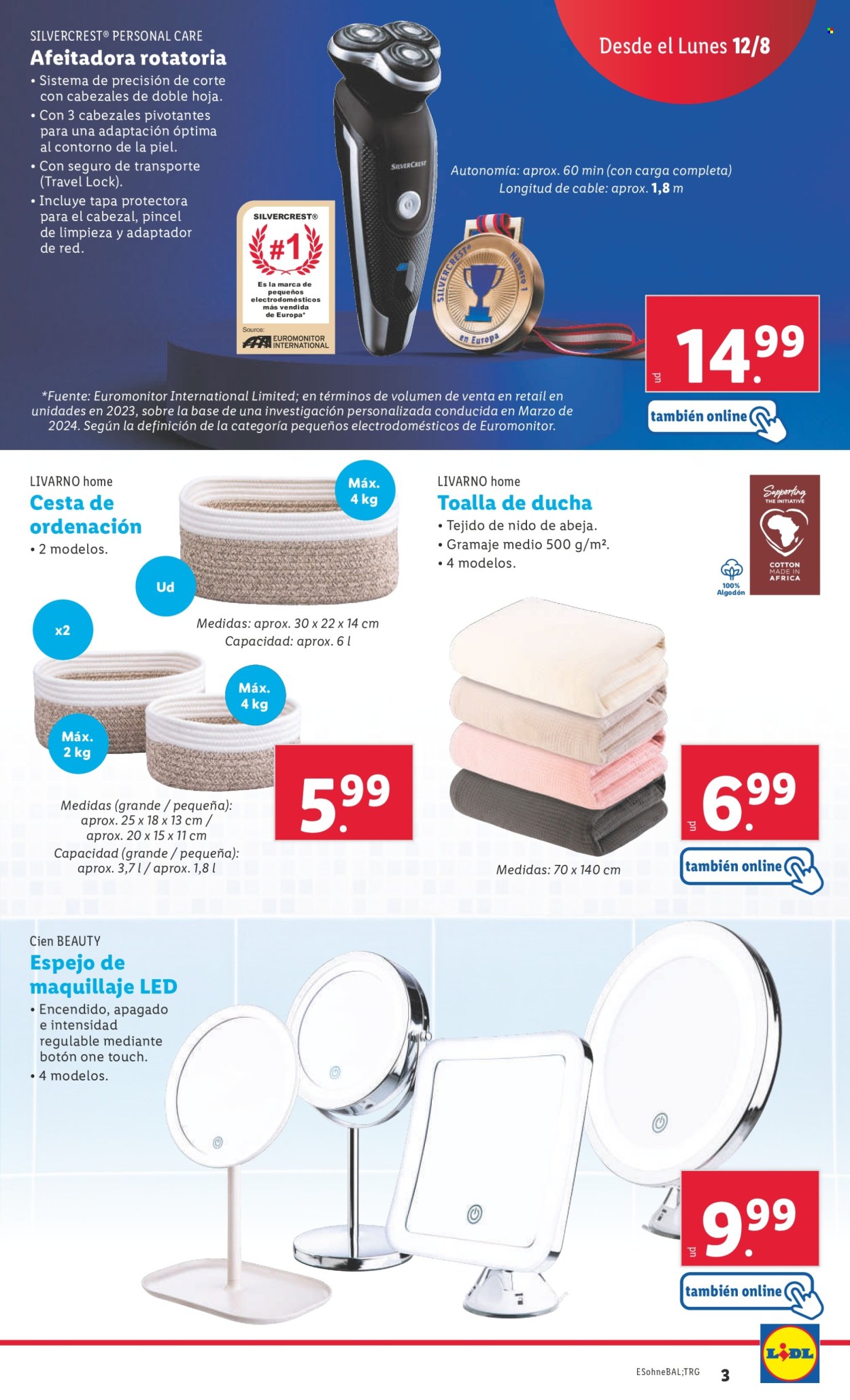 Folleto Lidl - 12/08/24 - 18/08/24. Página 3