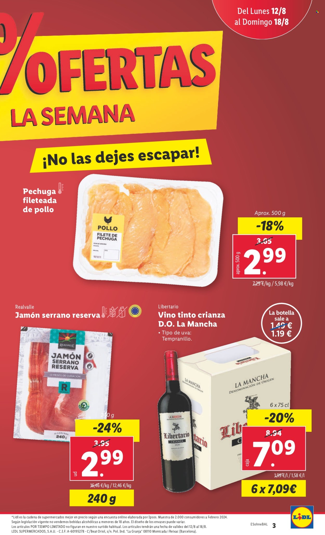 Folleto Lidl - 12/08/24 - 18/08/24. Página 3