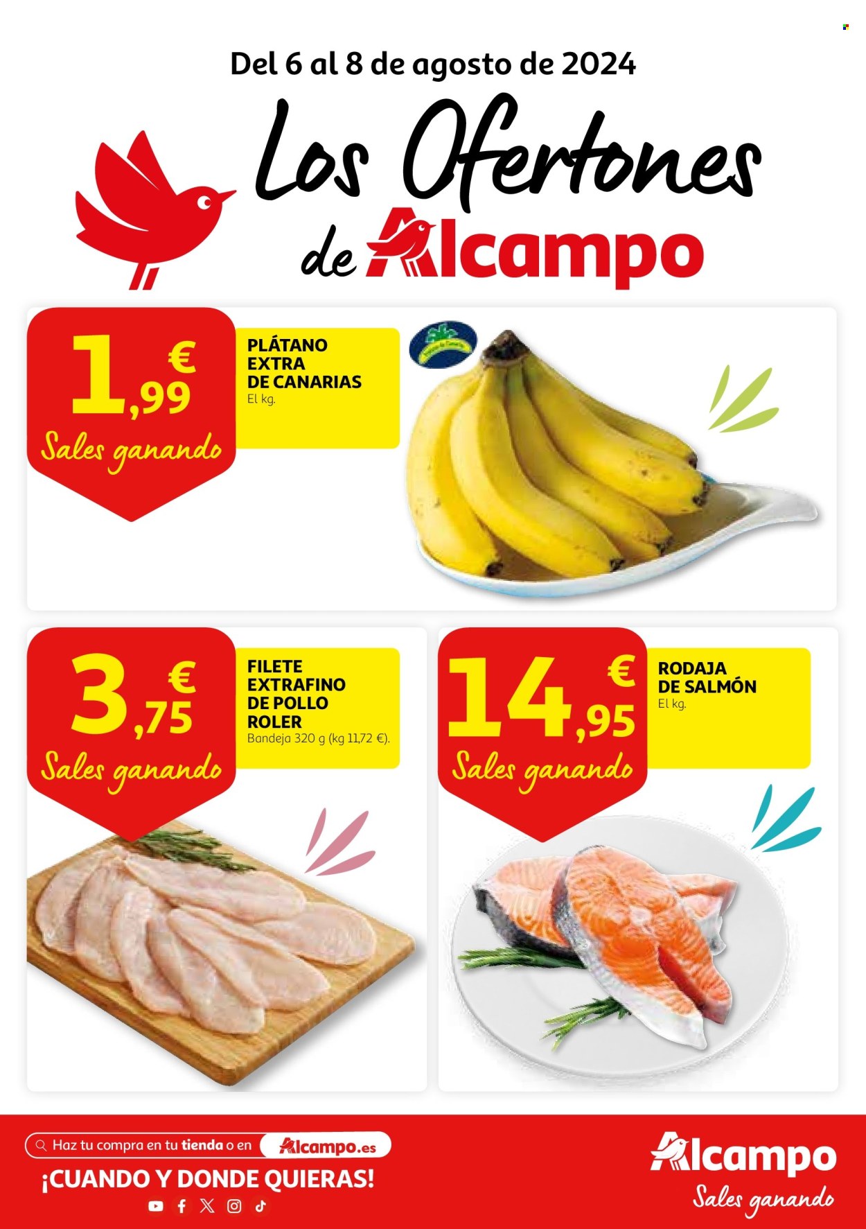 Folleto Alcampo - 06/08/24 - 08/08/24. Página 1