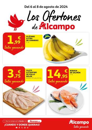 Folleto actual Alcampo - 06/08/24 - 08/08/24.